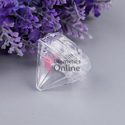Recipient cu capac pentru decoratiuni unghii TDX001 de 5gr model Crystal 